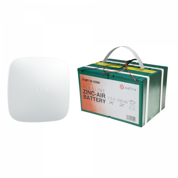 Kit Alarma sin electricidad ni internet AJAX con batería hasta 12 meses AJ-BATTERYKIT-12M