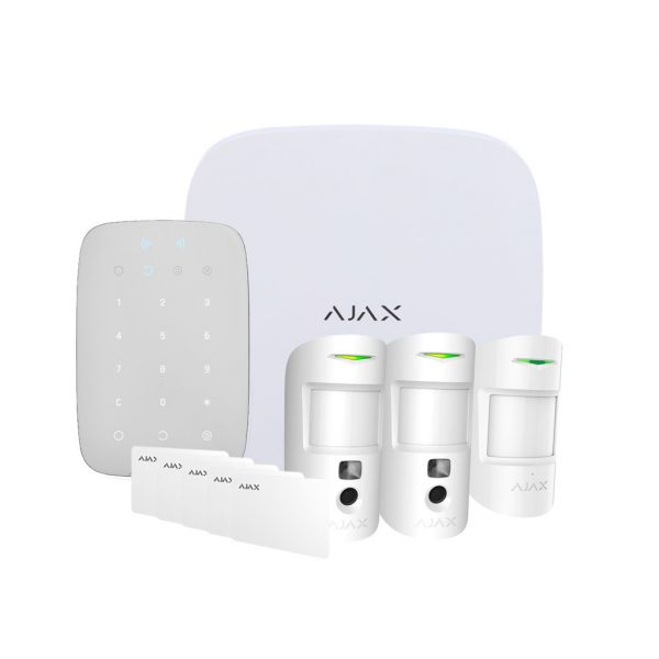Kit Alarma para local o empresa con 10 tarjetas de acceso Ajax RSKIT1-E